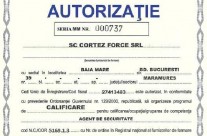 Autorizatie pentru Formare profesionala